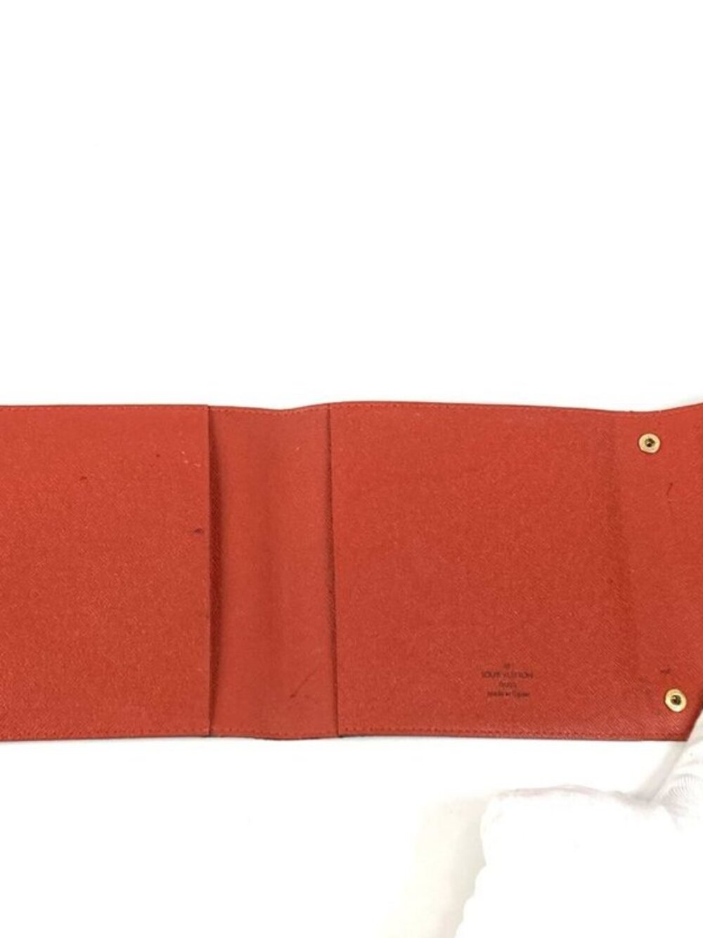 Louis Vuitton Pouch CD Case Dvd Damier Canvas Ebene Brown - Picture 6 of 9